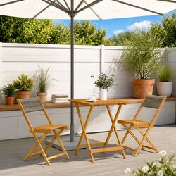 Friendly 3 Piece Bistro Set for Cozy Outdoor Moments
