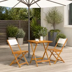 Charming 3 Piece Bistro Set for Your Outdoor Retreat