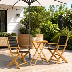 Friendly 3 Piece Bistro Set for Your Outdoor Moments