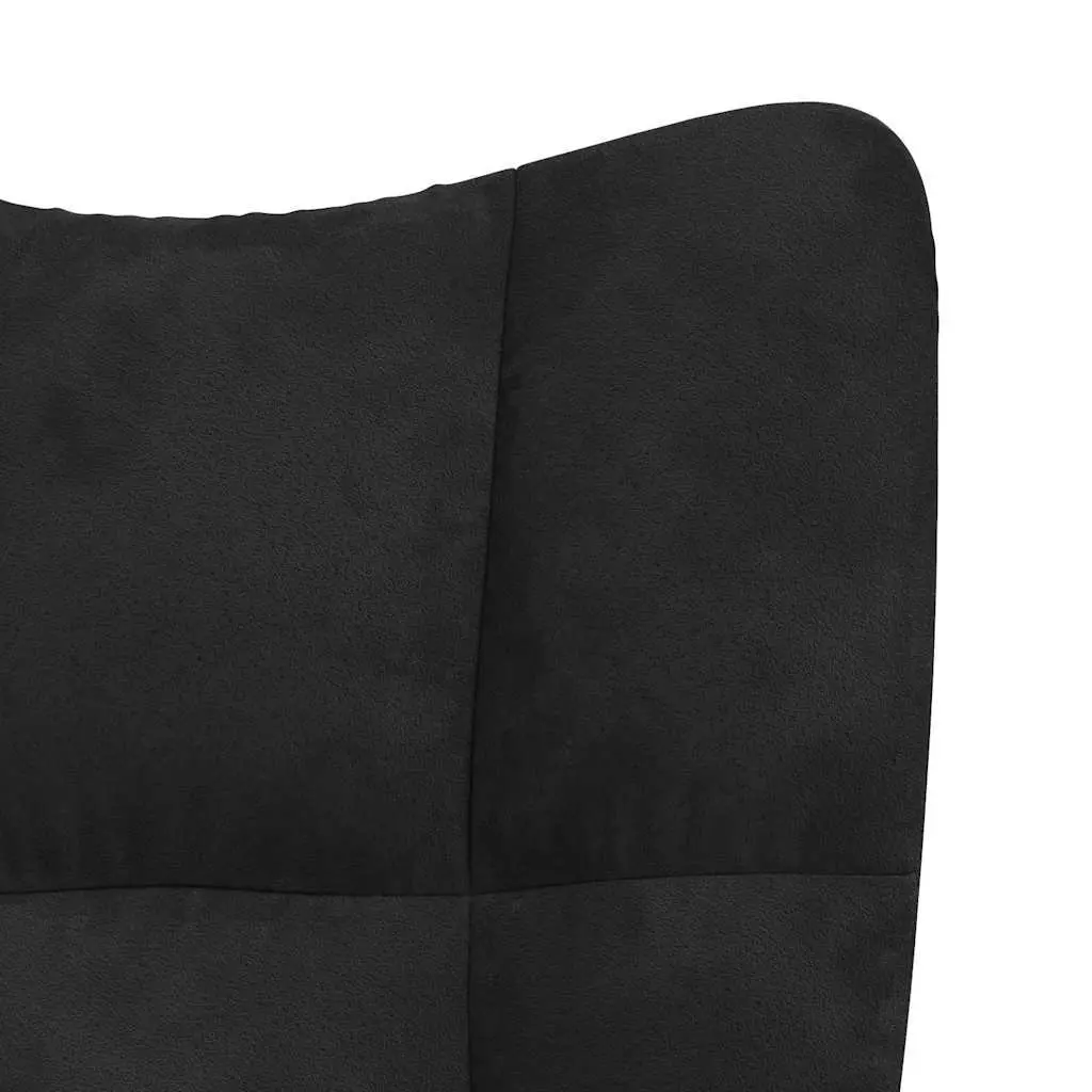 Black Velvet Office Chair