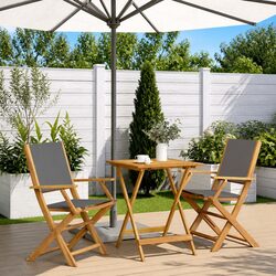 Friendly and Approachable 3-Piece Bistro Set for You