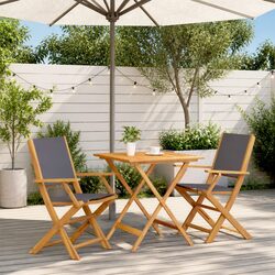 Friendly Outdoor Bistro Set: Table and Chairs Included
