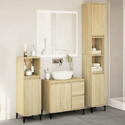 3 Piece Brown Bathroom Furniture Set for You