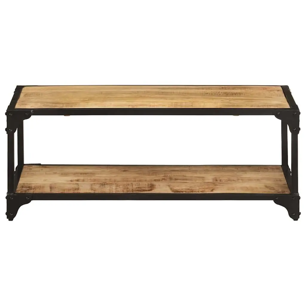Coffee Table 90x45x35cm Solid Mango Wood Living Room Accent Furniture Brown