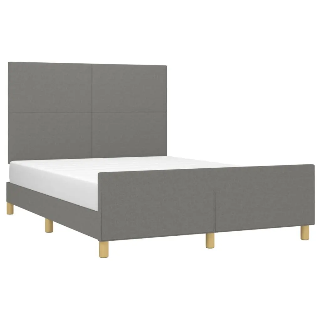 Double Bed Frame with Headboard