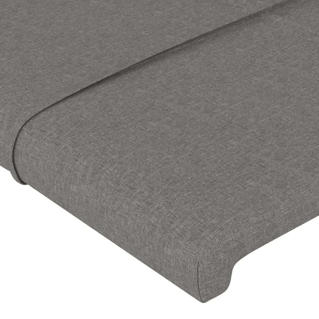 Grey Fabric Queen Bed Frame