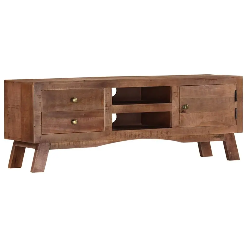 TV Cabinet Wooden with Drawers and Shelves 110x30x40 cm