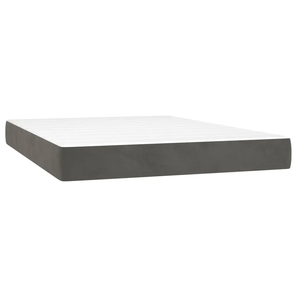 Queen Size Box Spring Bed with LED Ambiance