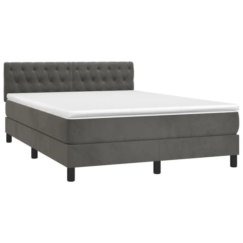 Queen Size Bed with LED Headboard