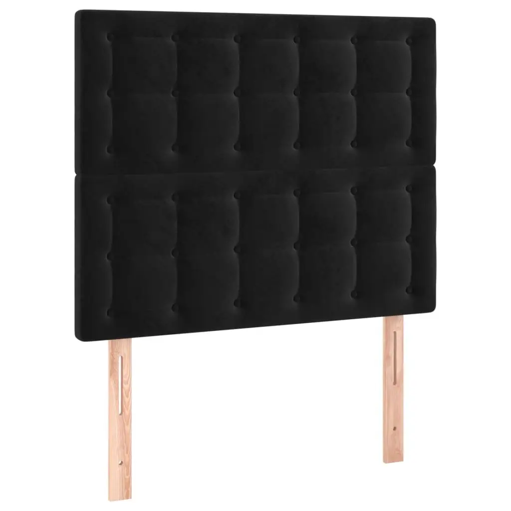 King Single Bed with Velvet and Springs