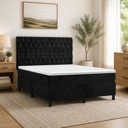 Your Cozy Double Box Spring Bed with Stylish Features