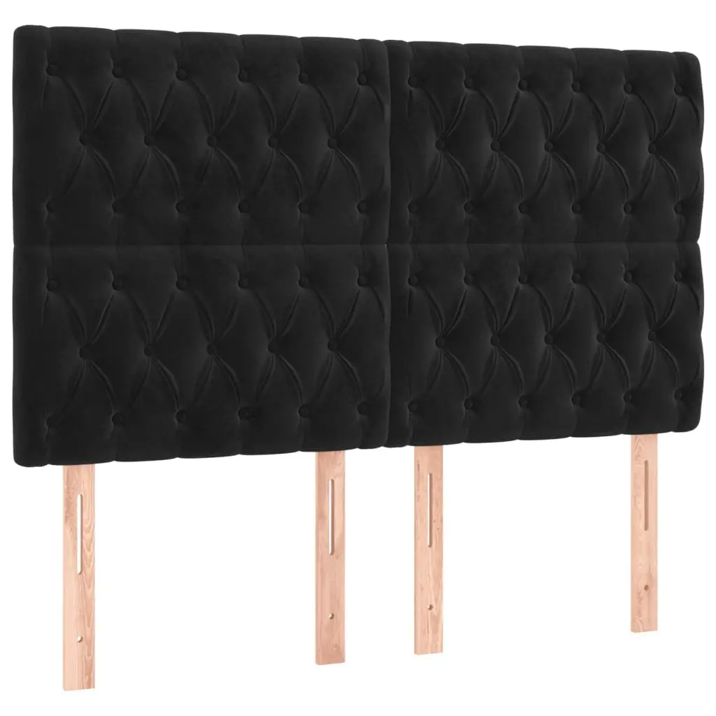 Queen Box Spring Bed with LED Lights