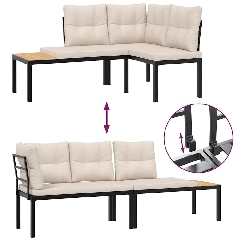 4-Piece Garden Bench Set