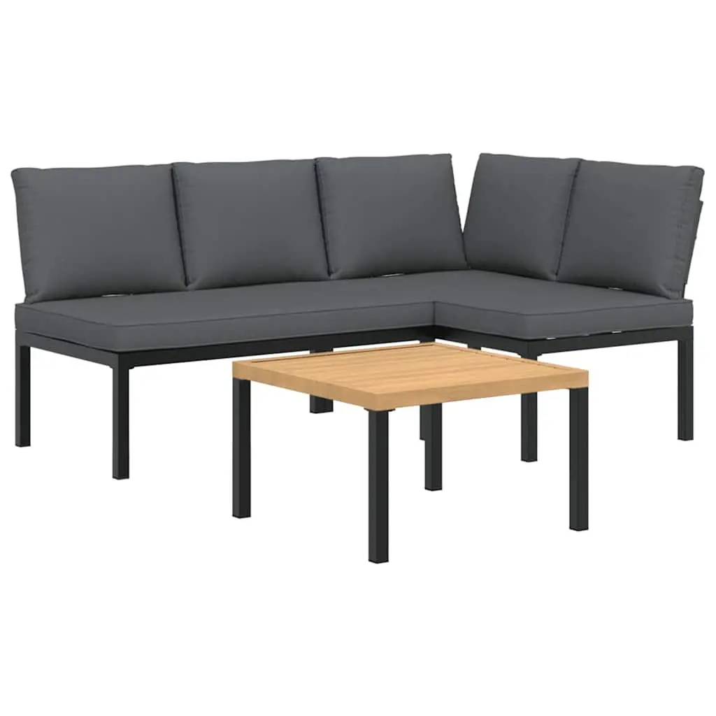 3 Piece Garden Sofa Set