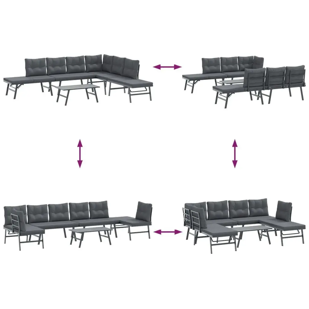 5-Piece Garden Bench Set