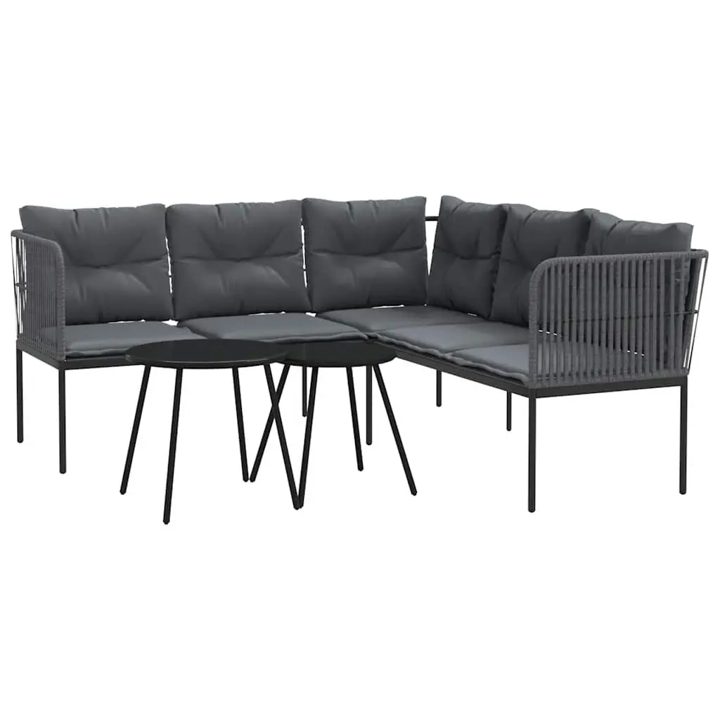 Garden Sofa Set with Cushions