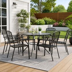 Friendly and Approachable 7-Piece Garden Chair Set