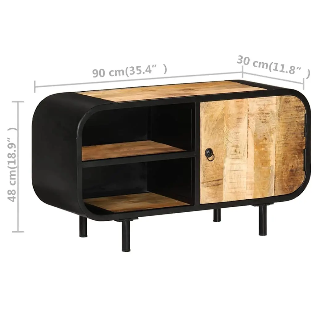 Brown Wooden TV Cabinet