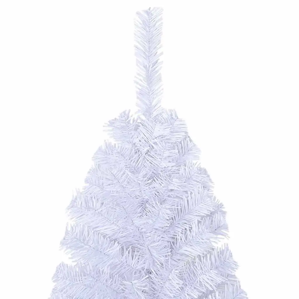 Artificial Christmas Tree White 120cm Thick Branches PVC Indoor Outdoor Décor