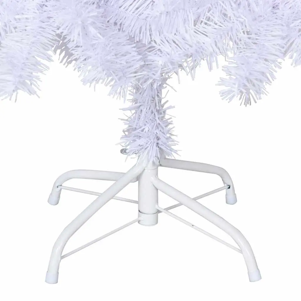 Artificial Christmas Tree White 120cm Thick Branches PVC Indoor Outdoor Décor