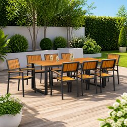 Comfortable & Stylish Stacking Chairs in Solid Acacia Wood