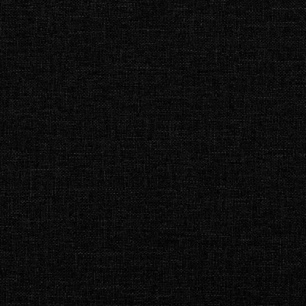 Bed Frame Black Fabric Upholstered 90x190 cm Slatted Base