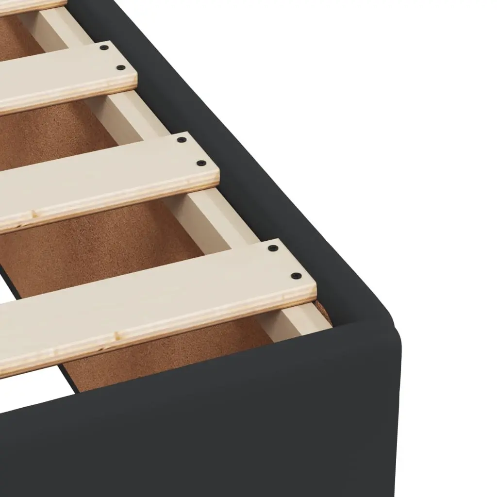 Black Bed Frame 90x190 cm