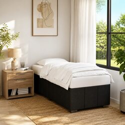 Your New Black Bed Frame 90x190 cm – Comfort Awaits!