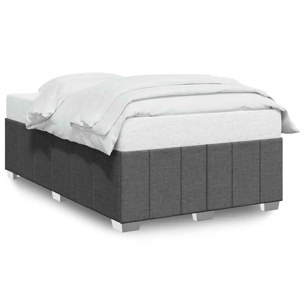 Grey Fabric Double Bed Frame