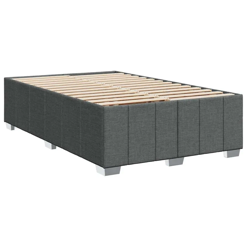 Grey Fabric Double Bed Frame
