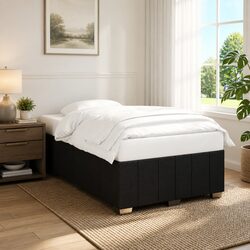 Your New Favorite Black Fabric Double Bed Frame