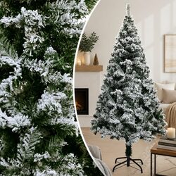Friendly 120cm Flocked Snow Artificial Christmas Tree