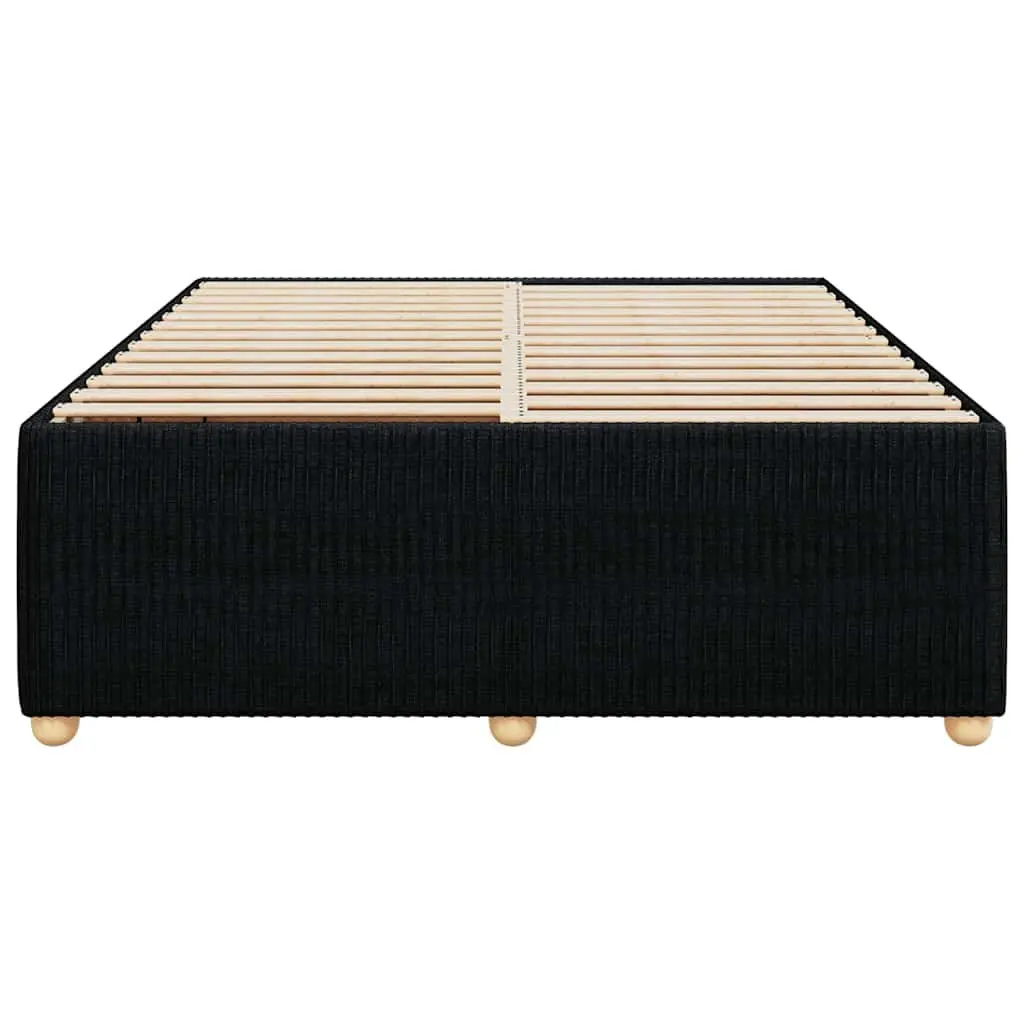 Black Velvet Double Bed Frame