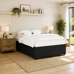 Your Ideal Double Bed Frame: Black Velvet Comfort