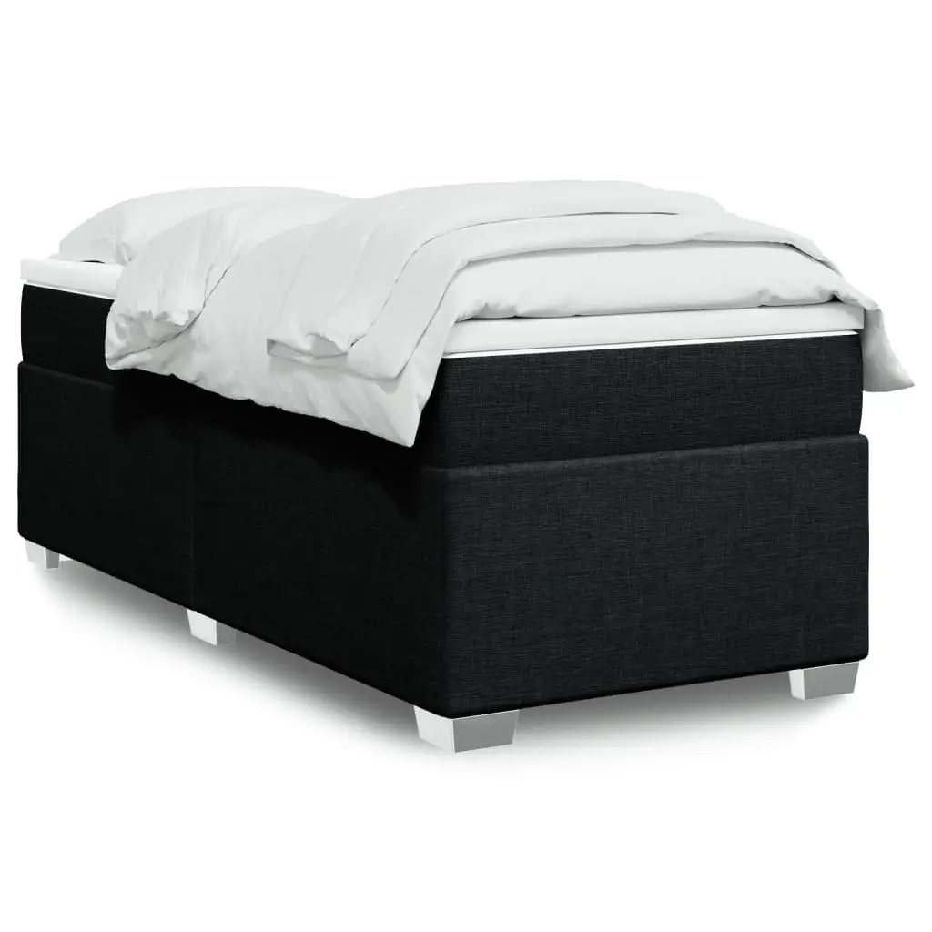 Box Spring Bed Pocket Spring Mattress King Single Fabric Upholstered Frame
