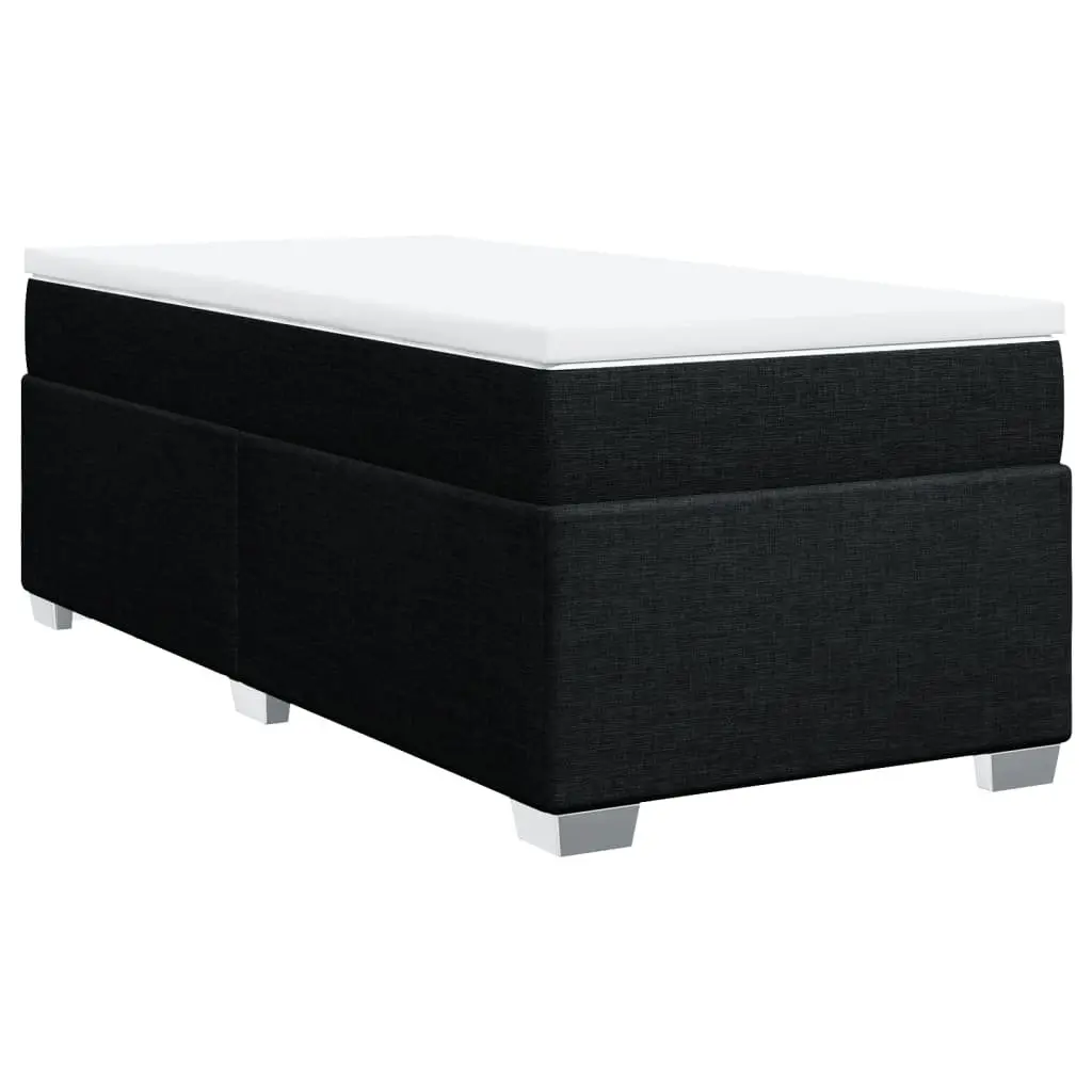 Box Spring Bed Pocket Spring Mattress King Single Fabric Upholstered Frame