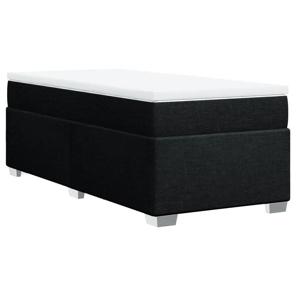 Box Spring Bed Pocket Spring Mattress King Single Fabric Upholstered Frame