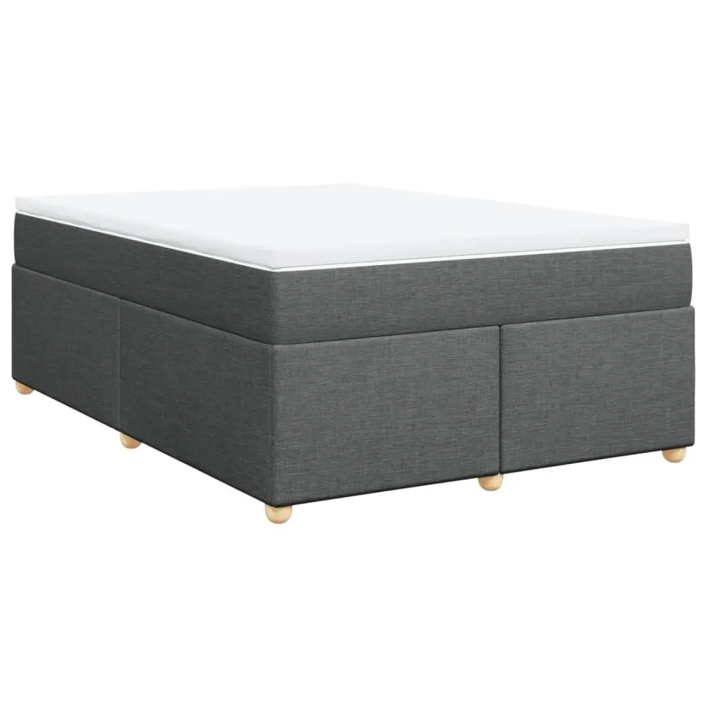 Queen Box Spring Bed with Pocket Spring Mattress