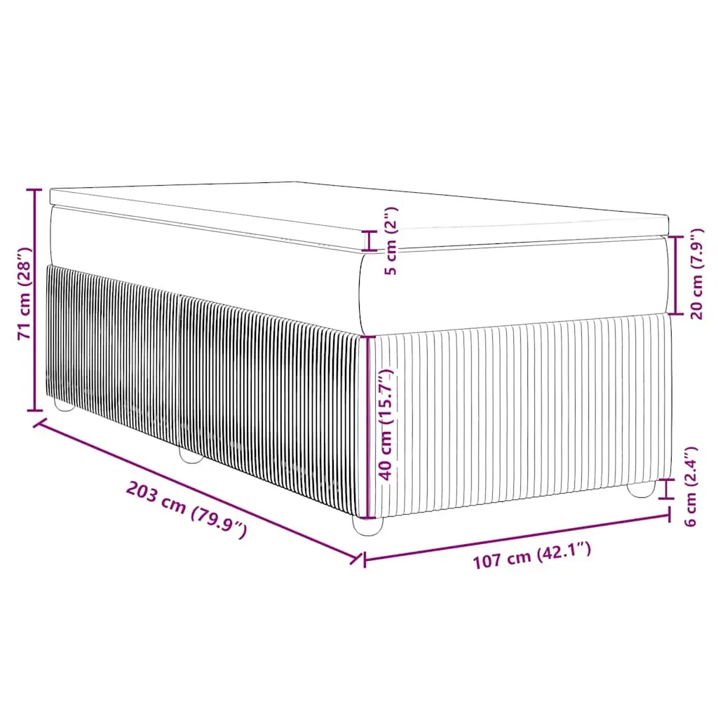 King Single Box Spring Bed