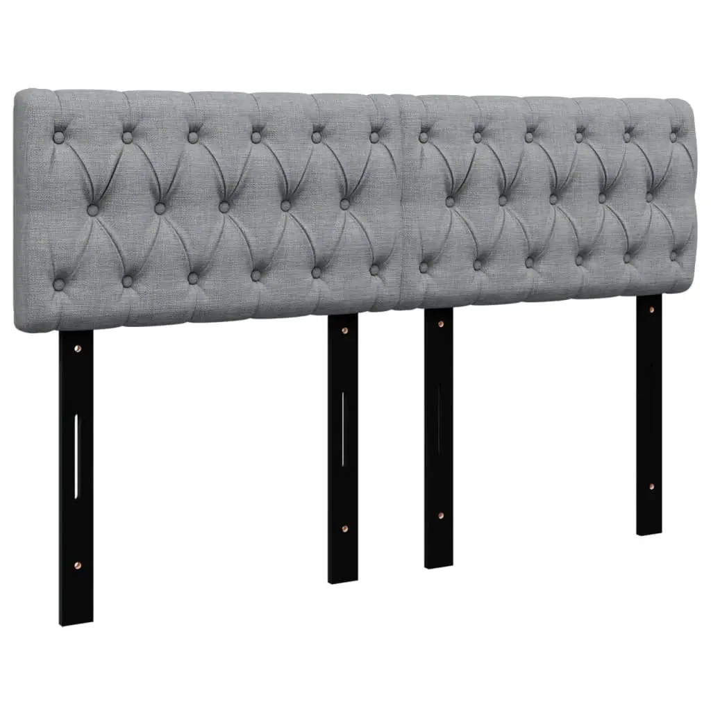 Queen Box Spring Bed with Pocket Spring Mattress Dark Grey Fabric Upholstered Frame