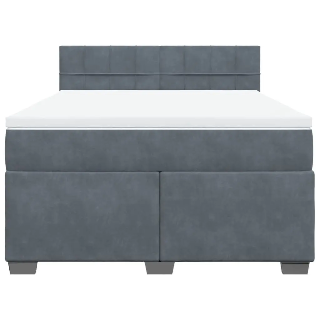 Box Spring Bed with Pocket Spring Mattress