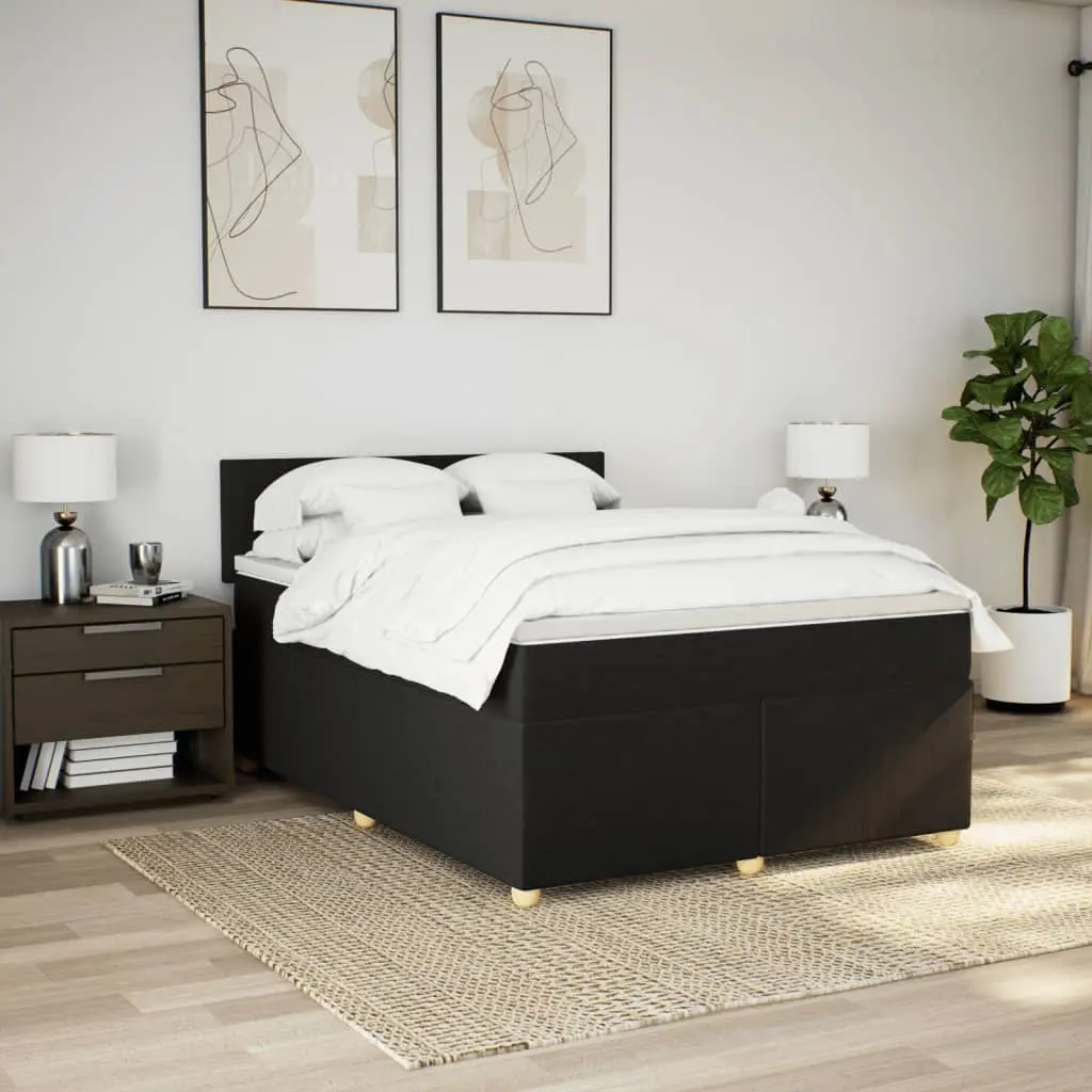 Double Box Spring Bed with Pocket Spring Mattress