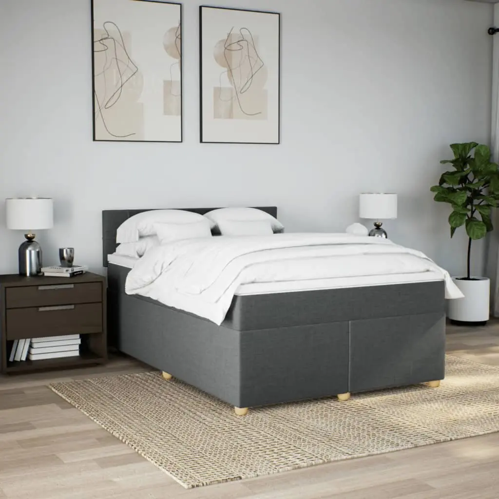 Queen Box Spring Bed with Pocket Springs