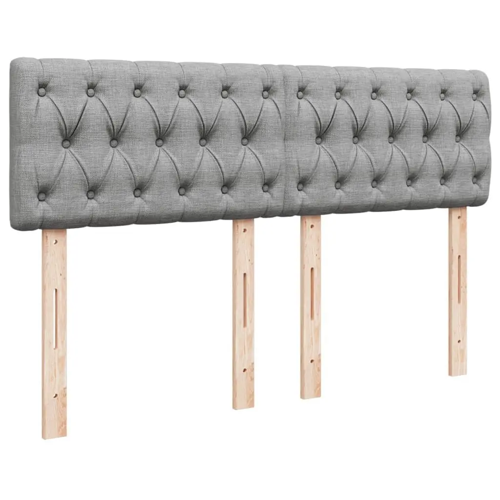 Queen Box Spring Bed with Pocket Spring Mattress Dark Grey Fabric