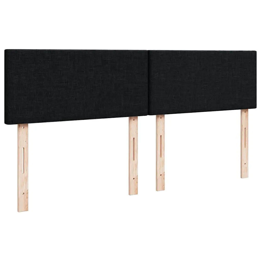 Double Bed Pocket Spring Mattress with Black Fabric Frame