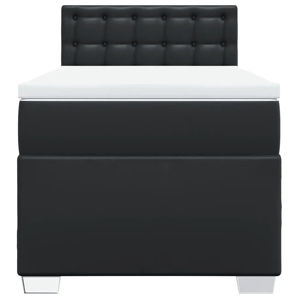 King Single Box Spring Bed with LED Lighting