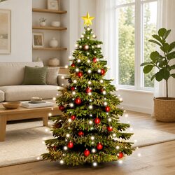 Add Festive Charm with 180 Cold White LED Net Lights