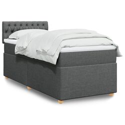 Your King Single Box Spring Bed with Pocket Mattress and LED Lights