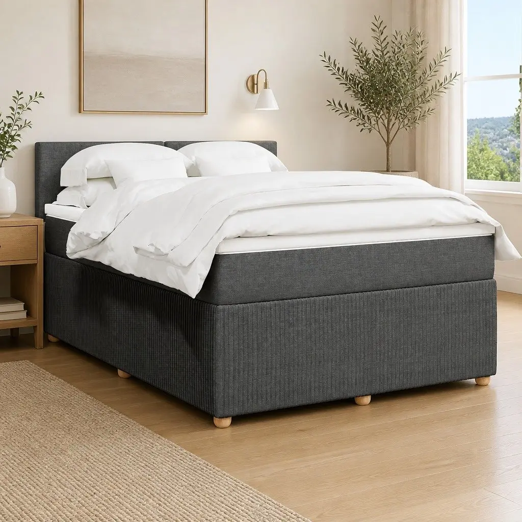 Queen Bed with Pocket Spring Mattress