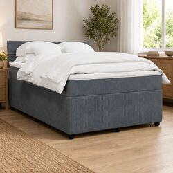 Luxurious Queen Box Spring Bed with Pocket Spring and LED Ambiance